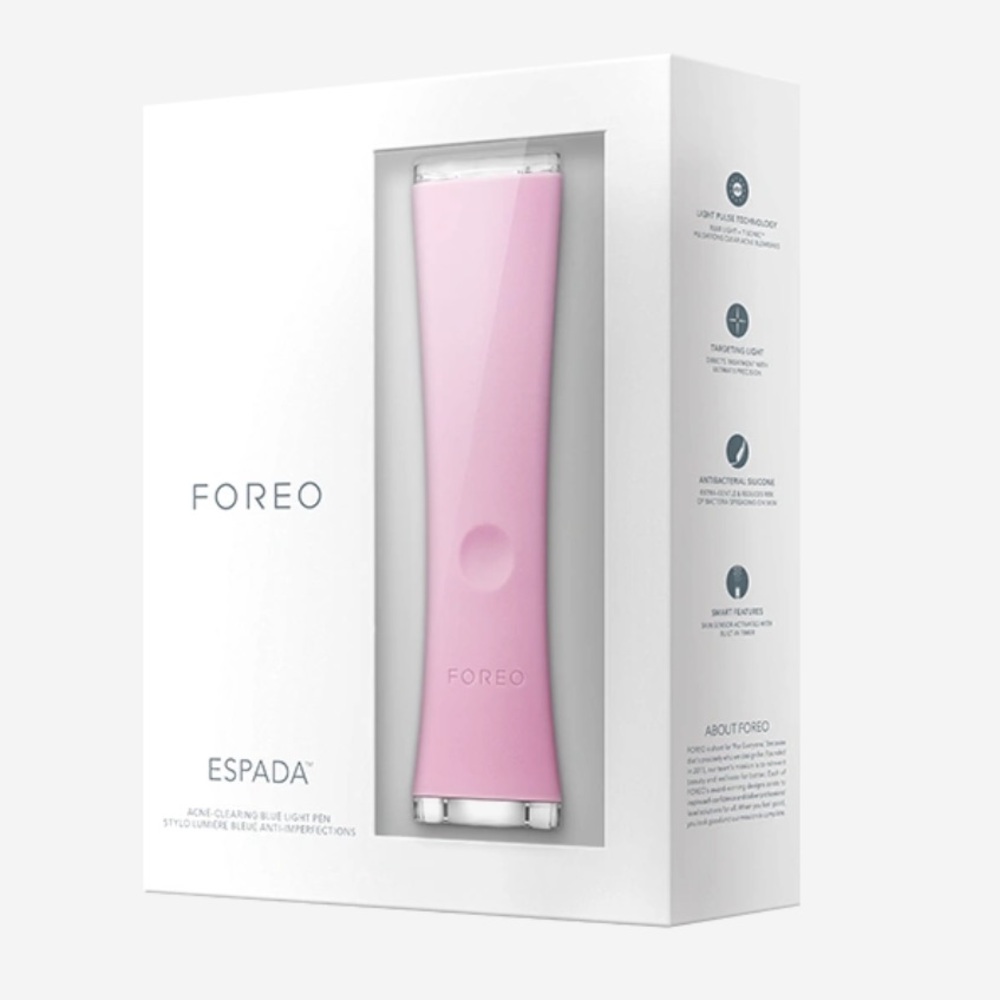 FOREO Espada Blue Light Acne Clearing Skincare Device EUC